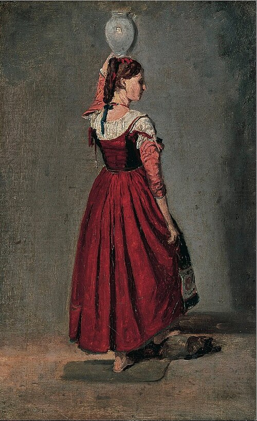 Italienne, 1826, Jean-Baptiste Camille Corot