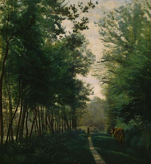 Ville d'Avray, 1835, Jean-Baptiste Camille Corot
