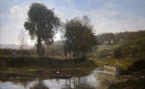 La boucle de la Seine à Port-Marly, 1872, Jean-Baptiste Camille Corot