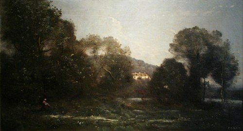 L'Étang de Ville d'Avray, 1855, Jean-Baptiste Camille Corot