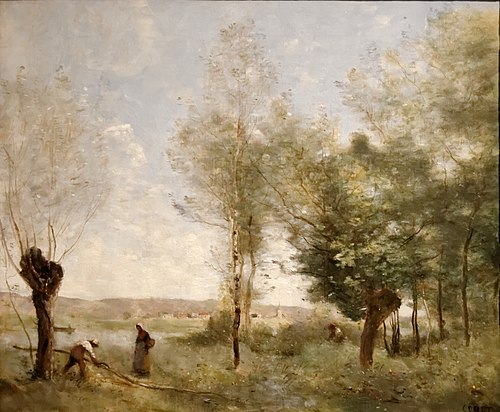 Souvenir of Coubron, 1872, Jean-Baptiste Camille Corot
