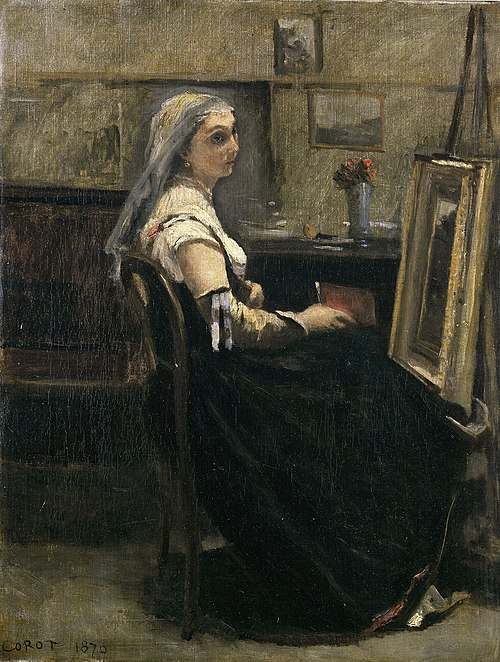 L'Atelier, 1870, Jean-Baptiste Camille Corot