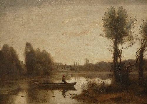L'étang de Ville d'Avray, 1860, Jean-Baptiste Camille Corot