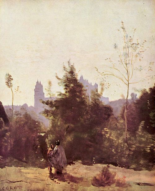 Souvenir de Pierrefonds, 1861, Jean-Baptiste Camille Corot