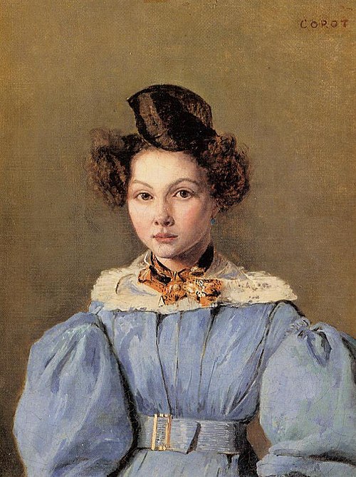 Portrait of Marie-Louise Laure Sennegon, 1831, Jean-Baptiste Camille Corot