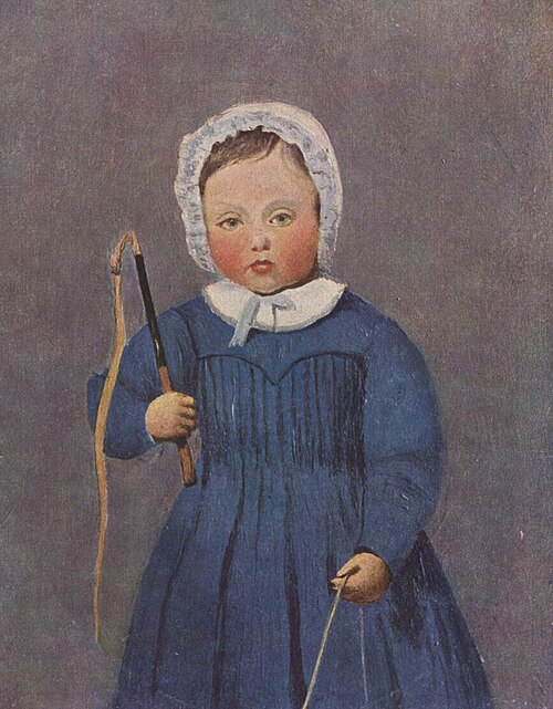 Louis Robert as a child, 1843, Jean-Baptiste Camille Corot