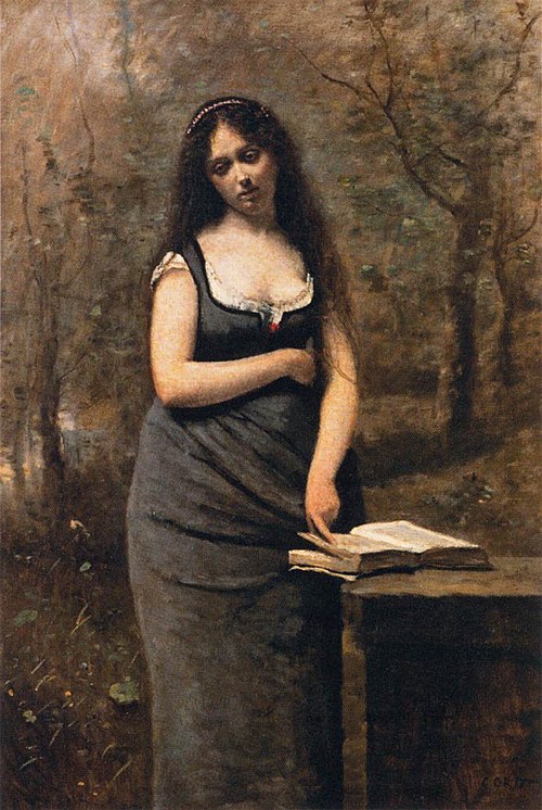 Velléda, 1868, Jean-Baptiste Camille Corot
