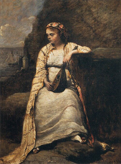 Haydée', 1870, Jean-Baptiste Camille Corot
