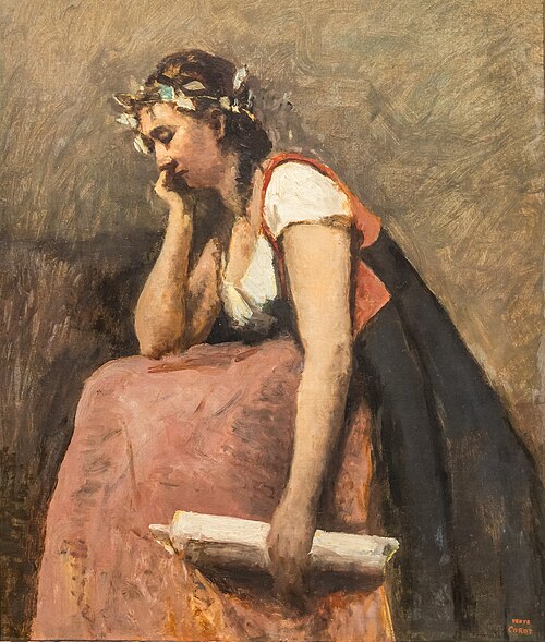 Poetry', 1860, Jean-Baptiste Camille Corot
