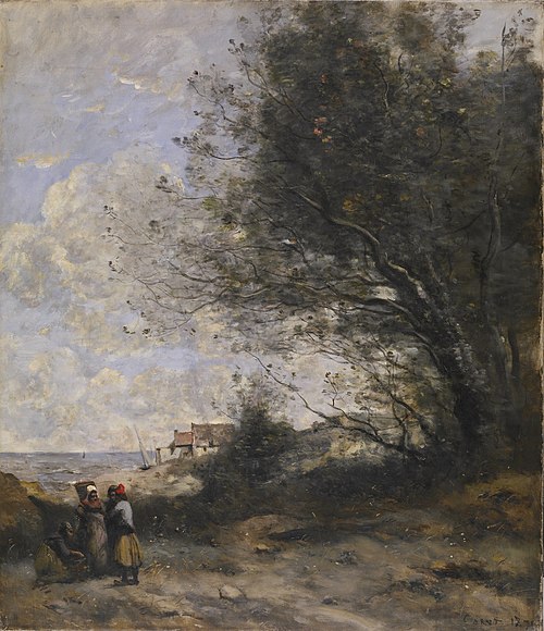 The Fisherman's Cottage, 1871, Jean-Baptiste Camille Corot