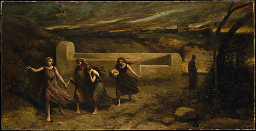 The Burning of Sodom, 1850, Jean-Baptiste Camille Corot