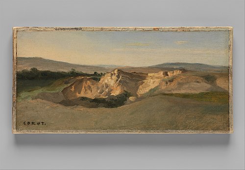 Italian Landscape, 1825, Jean-Baptiste Camille Corot