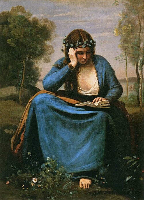 Virgil's Muse, 1845, Jean-Baptiste Camille Corot