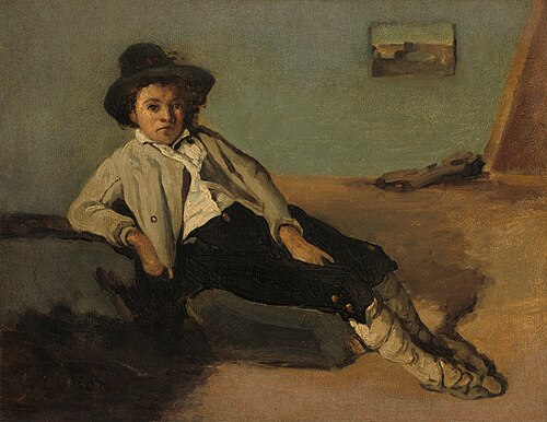 Italian Peasant Boy, 1826, Jean-Baptiste Camille Corot