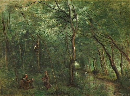The Eel Gatherers, 1862, Jean-Baptiste Camille Corot