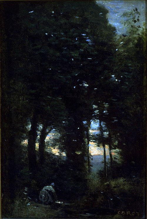 Washerwoman, 1850, Jean-Baptiste Camille Corot