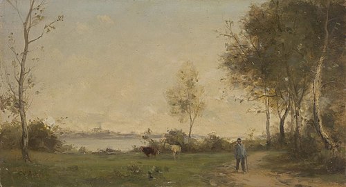 Landscape sketch, 1857, Jean-Baptiste Camille Corot