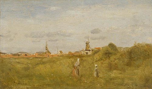Sketch at Scheveningen, 1854, Jean-Baptiste Camille Corot