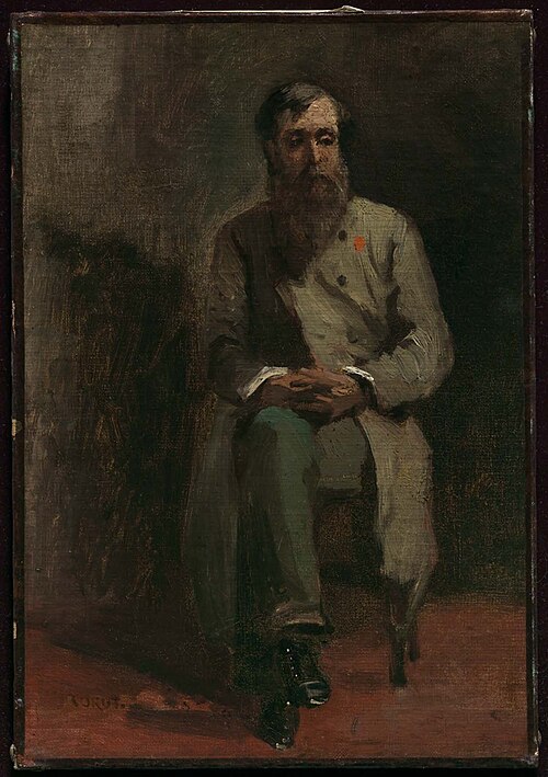 Portrait of a Man, 1850, Jean-Baptiste Camille Corot
