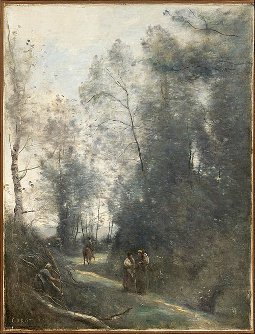 Turn in the Road, 1869, Jean-Baptiste Camille Corot