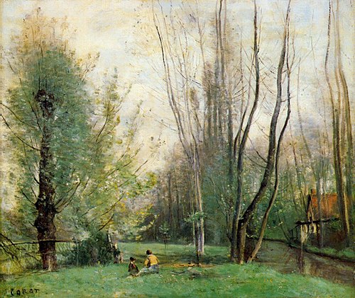 Morning near Beauvais, 1860, Jean-Baptiste Camille Corot