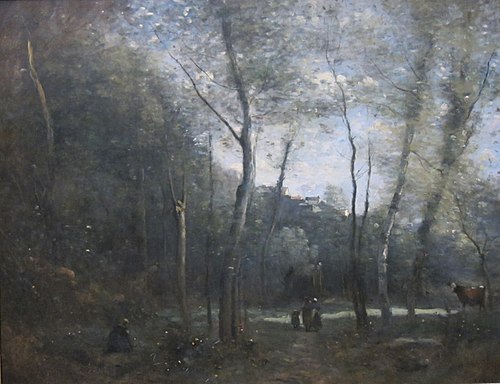 Souvenir of a Meadow at Brunoy, 1860, Jean-Baptiste Camille Corot