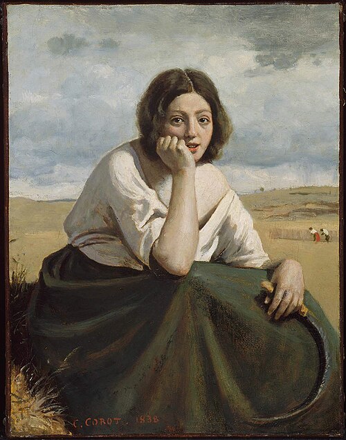 The Reaper with a Sickle, 1838, Jean-Baptiste Camille Corot