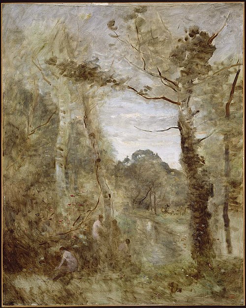 Bathers in a Clearing, 1872, Jean-Baptiste Camille Corot