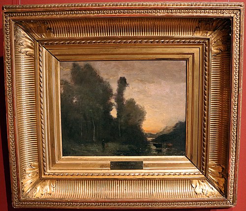Landscape, Evening Mood, , Jean-Baptiste Camille Corot