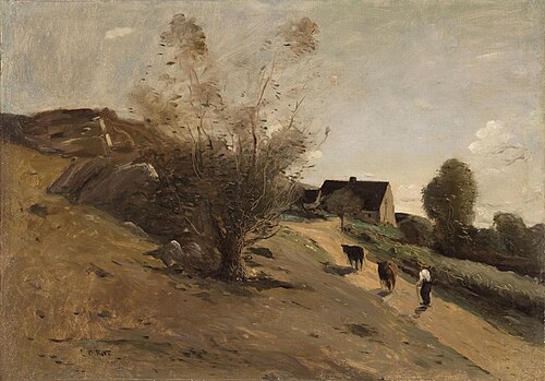 Environs of Gruyéres, Switzerland, 1850, Jean-Baptiste Camille Corot
