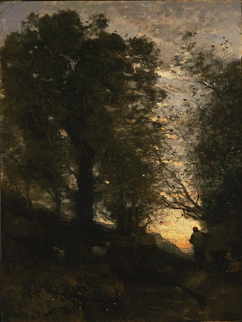Goatherd of Terni, 1871, Jean-Baptiste Camille Corot