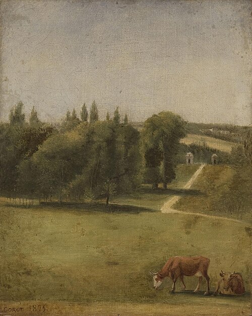Landscape, 1825, Jean-Baptiste Camille Corot