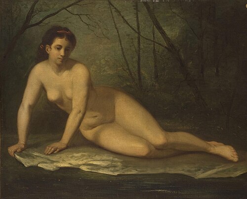 Nude Woman, , Jean-Baptiste Camille Corot