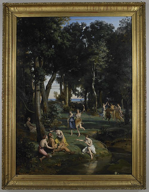 Silenus, 1838, Jean-Baptiste Camille Corot