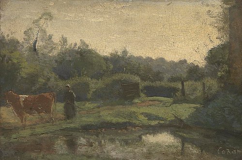 Summer Morning, 1857, Jean-Baptiste Camille Corot