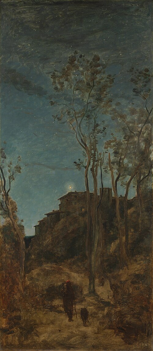 The Four Times of Day: Night, 1858, Jean-Baptiste Camille Corot