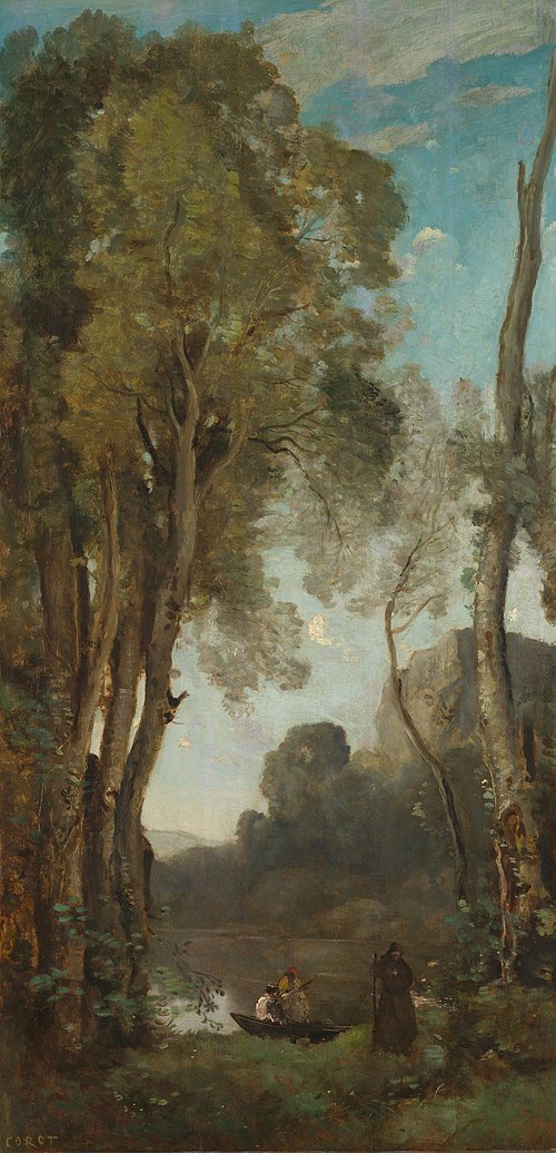 The Four Times of Day: Evening, 1858, Jean-Baptiste Camille Corot