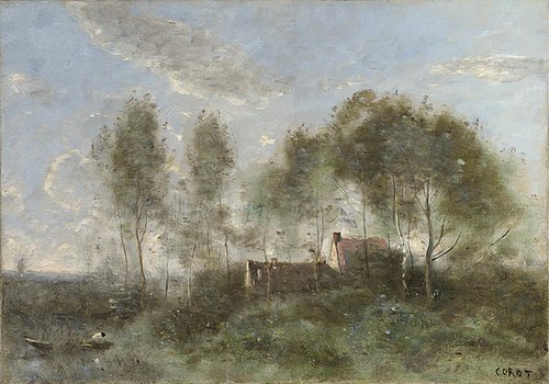 Souvenir of a Journey to Coubron, 1873, Jean-Baptiste Camille Corot