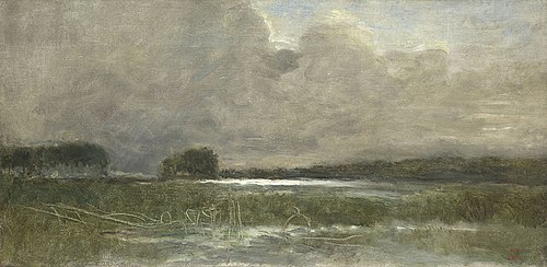 The Marsh at Arleux, 1871, Jean-Baptiste Camille Corot