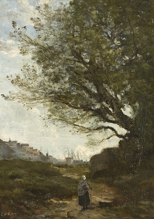 La Rochelle, 1865, Jean-Baptiste Camille Corot