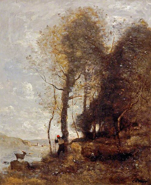 The Goatherd, 1872, Jean-Baptiste Camille Corot