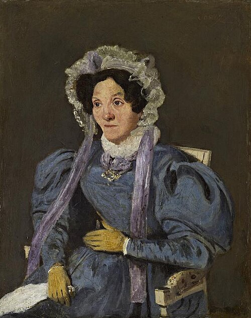 The Artist's Mother (Marie Françoise Oberson, 1769 - 1851), 1842, Jean-Baptiste Camille Corot