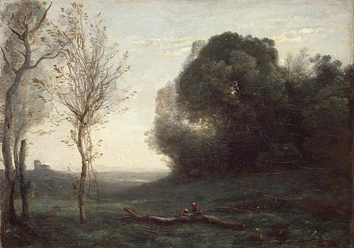 Morning, 1860, Jean-Baptiste Camille Corot