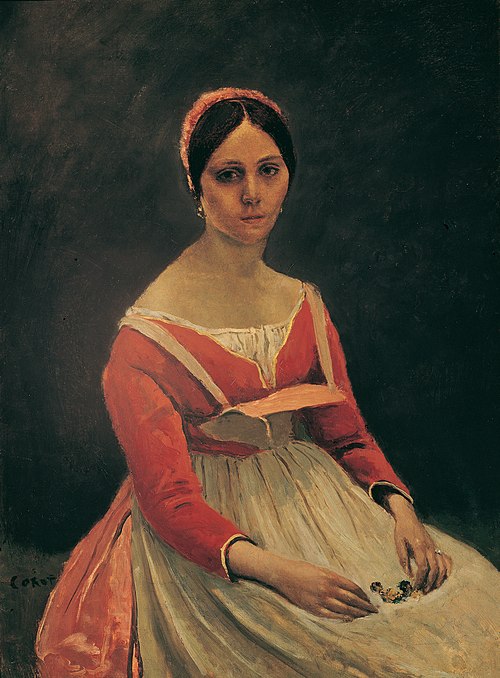 Madame Legois, 1840, Jean-Baptiste Camille Corot