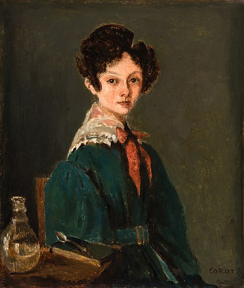 Mme Lemaistre, née Blanche Sennegon, Niece of Corot (Mme Lemaistre, née Blanche Sennegon, nièce de C, 1831, Jean-Baptiste Camille Corot