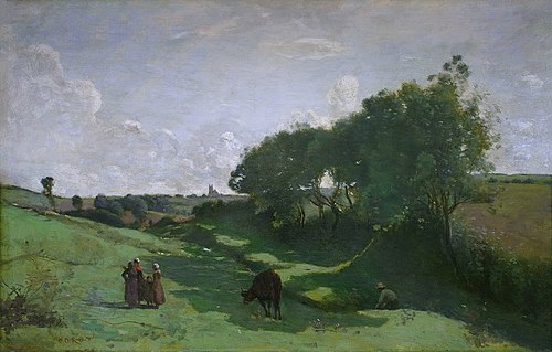 The Vale, 1857, Jean-Baptiste Camille Corot