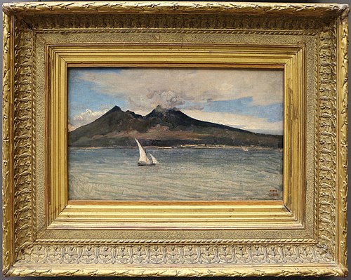 Vesuvius, 1828, Jean-Baptiste Camille Corot