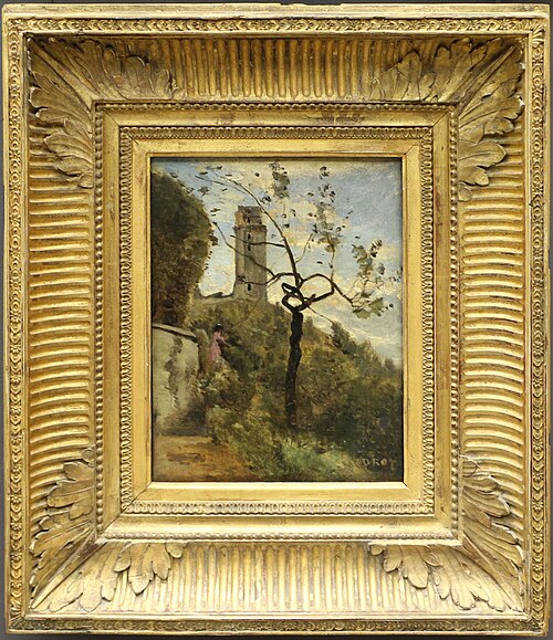 The Montlhéry Tower, 1865, Jean-Baptiste Camille Corot
