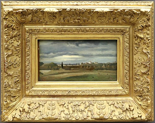 Roman countryside. The Monte Testaccio, 1825, Jean-Baptiste Camille Corot