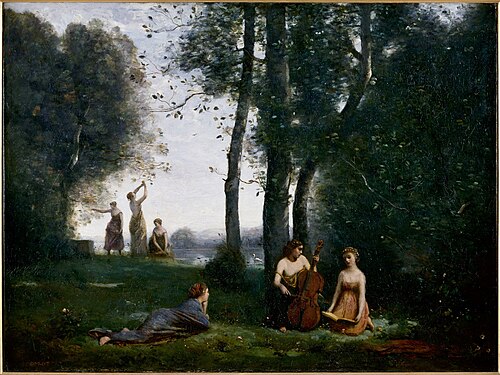 Le Concert champêtre, 1857, Jean-Baptiste Camille Corot